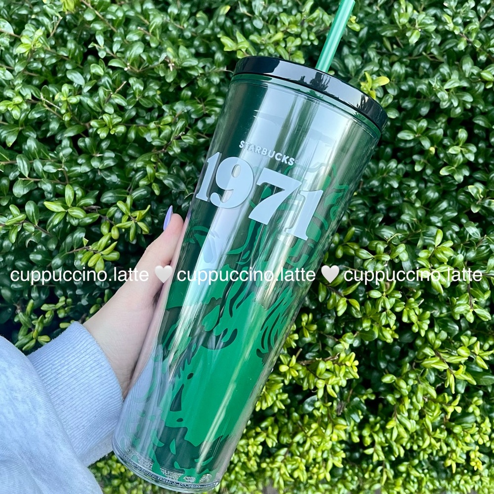 NEW✨Starbucks Limited Edition 1971 Green Siren Heritage Roast Cold Cup Tumbler